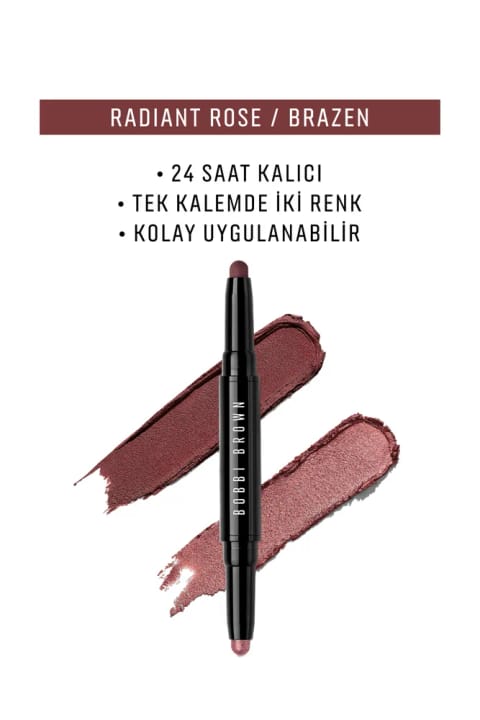 سایه مدادی دوطرفه BOBBI BROWN Long-Wear Cream Shadow Stick - Radiant Ros...