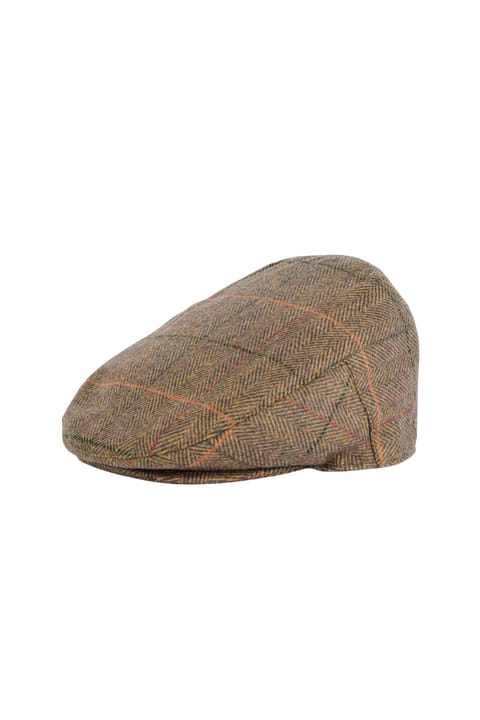 کلاه فلت Barbour Wilkin مدل OL31 رنگ Olive-Orange-Red