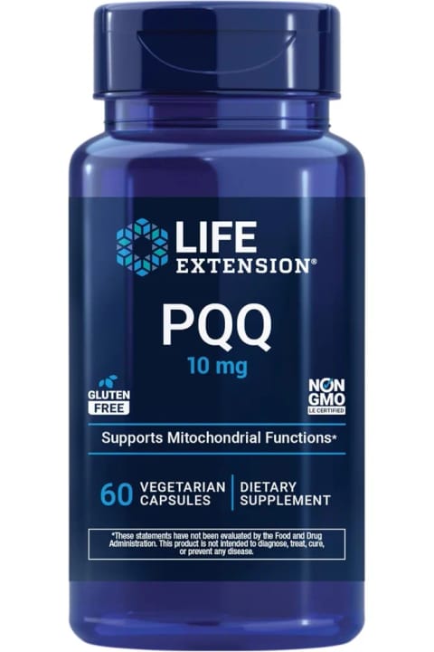 Life Extension کپسول PQQ با پیرولوکوئینولین کوئینون، ۱۰ میلی‌گرم، ۶۰ عدد
