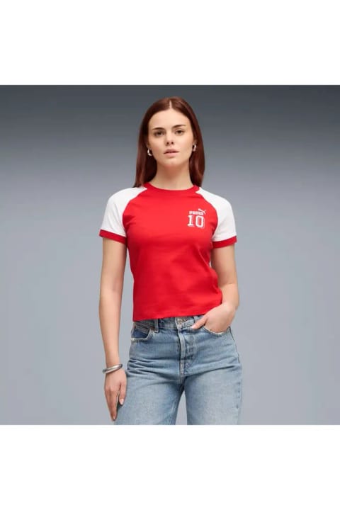 تیشرت زنانه Puma FUTURE.PUMA.ARCHIVE قرمز
