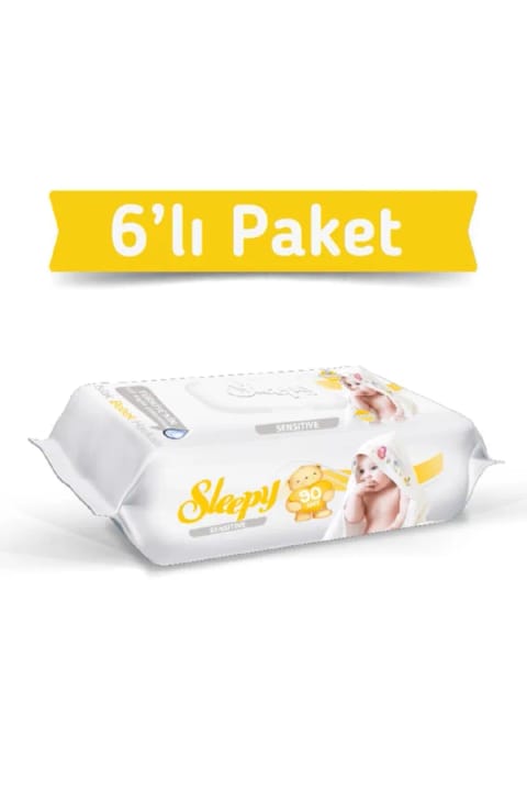 Sleepy Sensitive دستمال مرطوب 90 عددی 6 بسته 540 برگ