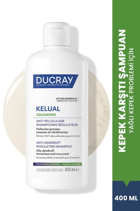شامپو ضد شوره Ducray Kelual Squanorm 400ml