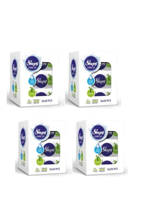 دستمال پاک‌کننده آرایش Sleepy 12 بسته 20 عددی (مجموعاً 240 برگ)