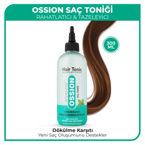 Morfose Ossion تونیک گیاهی خنککننده مو 300 میلیلیتر - ضد ریزش