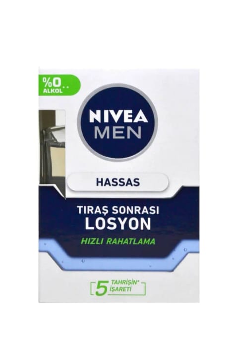 NIVEA لوسیون حساس بعد از اصلاح مردانه ۱۰۰ میلی‌لیتر