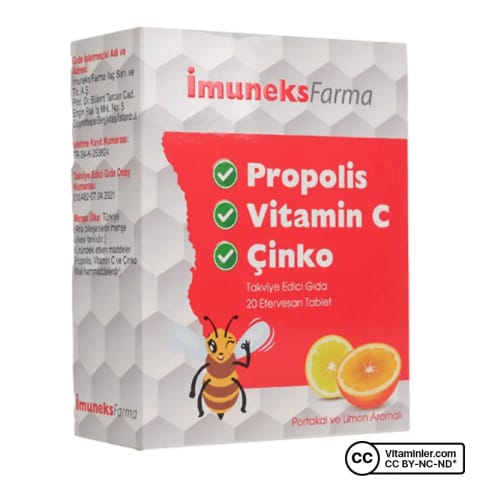 Imuneks Propolis Vitamin C Çinko جوشان