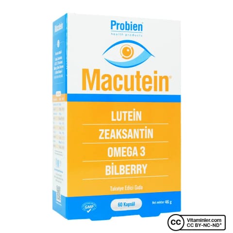 Macutein Lutein Zeaxanthin DHA 60 کپسول