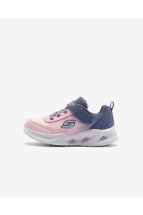 SKECHERS Sola Glow - اومبره دلوکس کفش ورزشی چراغدار دختر بچه طوسی سایز 30...