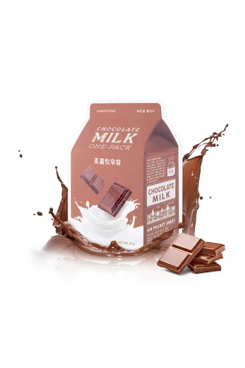 ماسک ورقه‌ای صاف‌کننده میسا (شکلات-شیر) A'pıeu Chocolate Milk On...