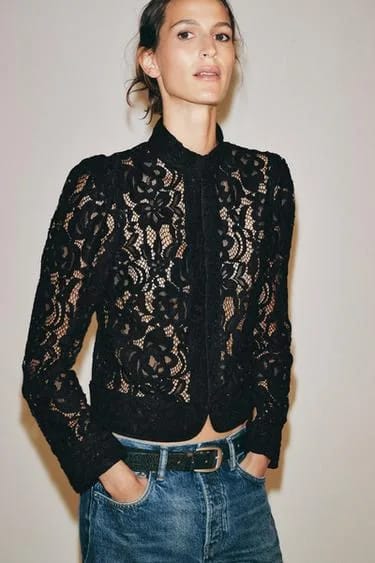 Zara ZW Collection کتی توری زنانه