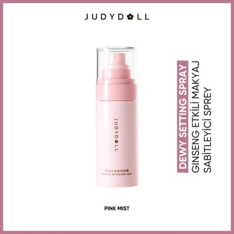اسپری تثبیت‌کننده آرایش Judydoll با جینسینگ Pink Mist