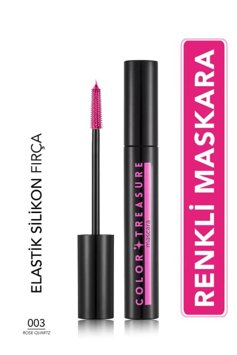 فلورمار Color Treasure ریمل رنگی حجیم و پیگمنت بالا (003 Rose...