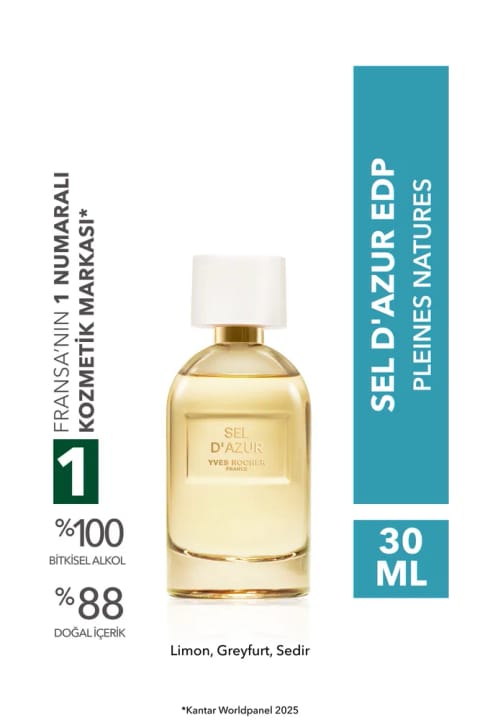 Yves Rocher ادوپرفیوم Sel d'Azur — Pleines Natures ۳۰ میلیلیتر