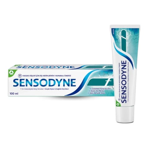 خمیردندان سفیدکننده Sensodyne حاوی Fluoride 100 ml