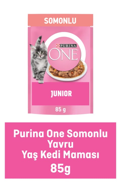 Purina One غذای گربه بچه سالمون و هویج 85 گرم