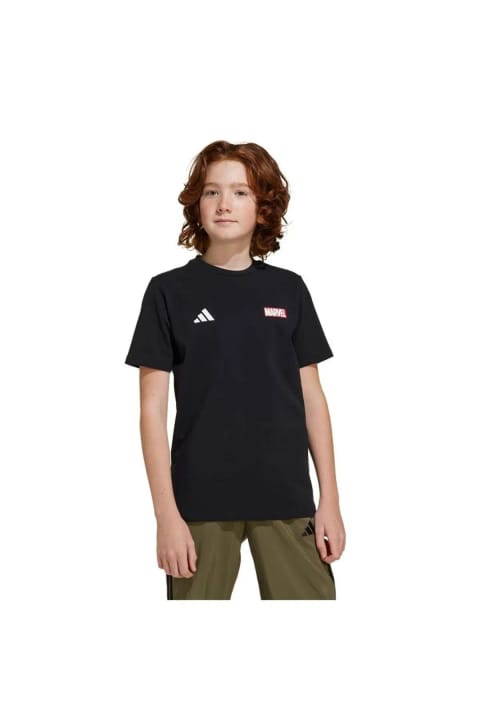 تی‌شرت آستین کوتاه طرح گرافیکی مشکی adidas کودکان J Mrvl Ms Gfx T Jc6260