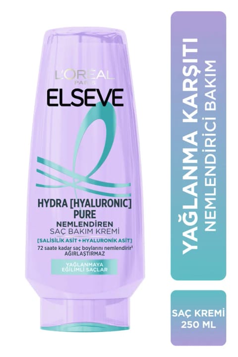 ELSEVE Hydra [hyaluronic] Pure ماسک مو ضد چربی با سالیسیلیک اسید