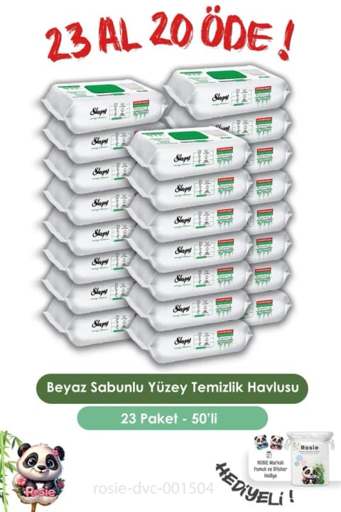 دستمال تمیزکننده سطح Sleepy Easy Clean 50 عددی