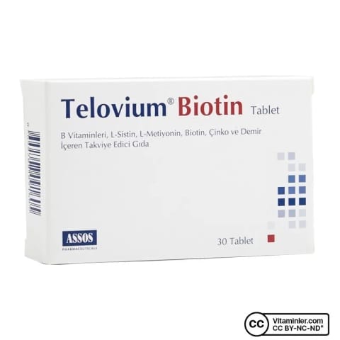 Assos Telovium Biotin 30 قرص