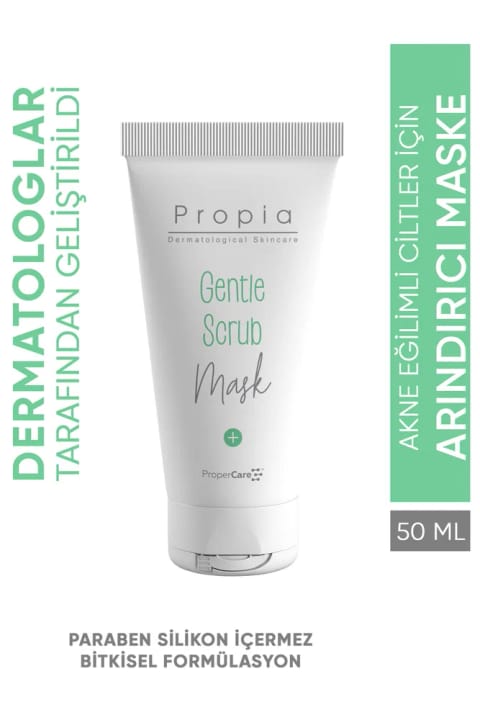 Propia ماسک صورت سفید Clay ضد آکنه و جوش سرسیاه پاککننده منافذ ۵۰ میلیلیتر