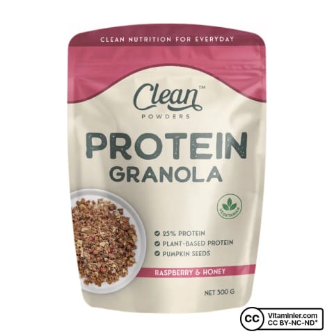 Clean Powders میوهای و عسلی پروتئین گرانولا ۳۰۰ گرم