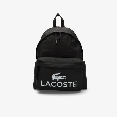 کوله‌پشتی مشکی چاپی Lacoste مردانه