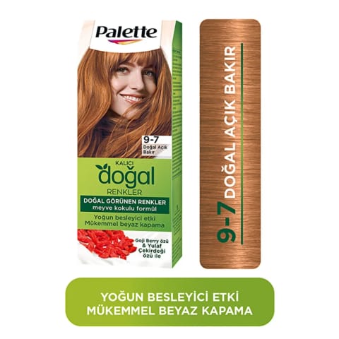 Palette Permanent Hair Color 9-7 Natural Light Copper