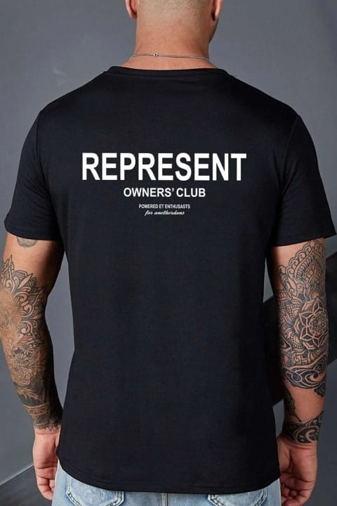 تی‌شرت چاپی Represent یونیسکس uyguntarz