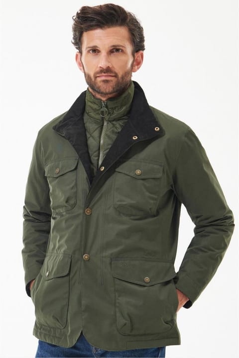 کاپشن ضدآب Barbour Ogston OL91 زیتونی