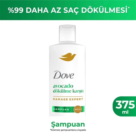 Dove شامپو آووکادو ضد ریزش 375 میلی‌لیتر