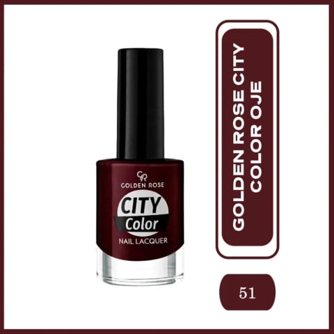 Golden Rose City Color Nail Lacquer Oje 51