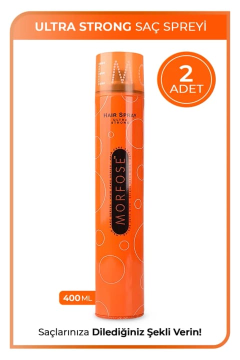 Morfose اسپری نگهدارندهٔ مو Ultra Strong ۲×۴۰۰ میلیلیتر