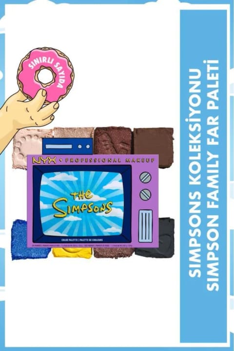 NYX Professional Makeup Simpsons Family رژگونه و سایه چشم رنگی