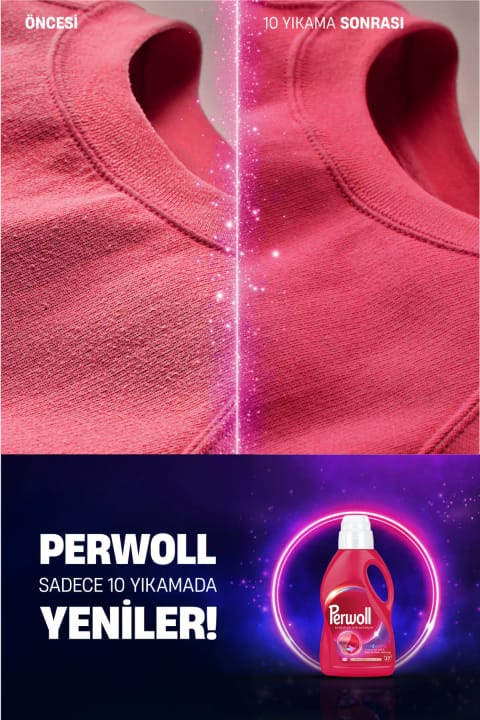 Perwoll مایع لباسشویی احیاگر رنگها 2x1.485ml