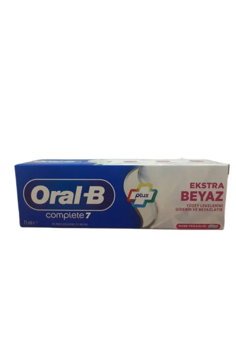 خمیردندان Oral-B کامل ۷ سفیدکننده اضافی ۷۵ میلیلیتر