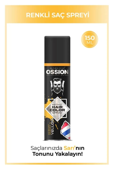 Ossion Premium Barber Line اسپری موی زرد 150 میلی‌لیتر