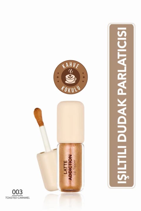 Flormar Latte رژ لب براق مرطوبکننده و مغذی با عطر قهوه - 003TOASTDC