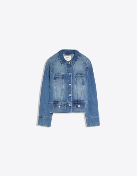 Bershka ژاکت جین کراپ