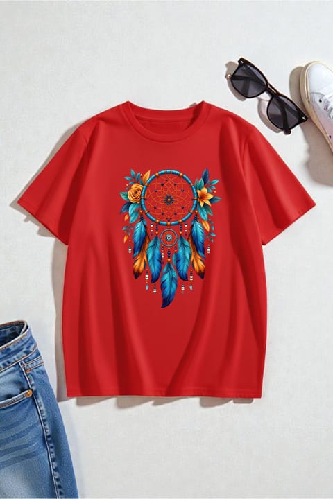 تی‌شرت طراحی چاپ Dreamcatcher یونیسکس uyguntarz