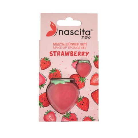 Nascita ست اسفنج آرایشی توت‌فرنگی