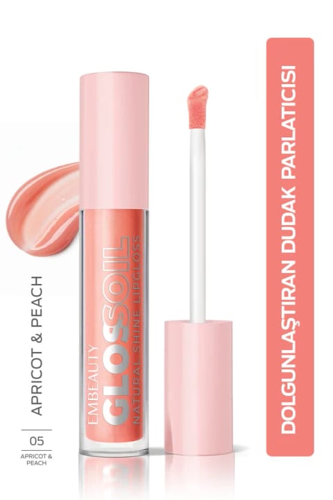 Embeauty Sunset Peach No:2 Glossoil - مرطوبکننده و براقکننده لب