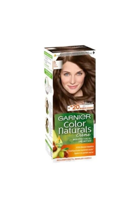 رنگ موی Garnier Colour Natural - 5 قهوهای روشن