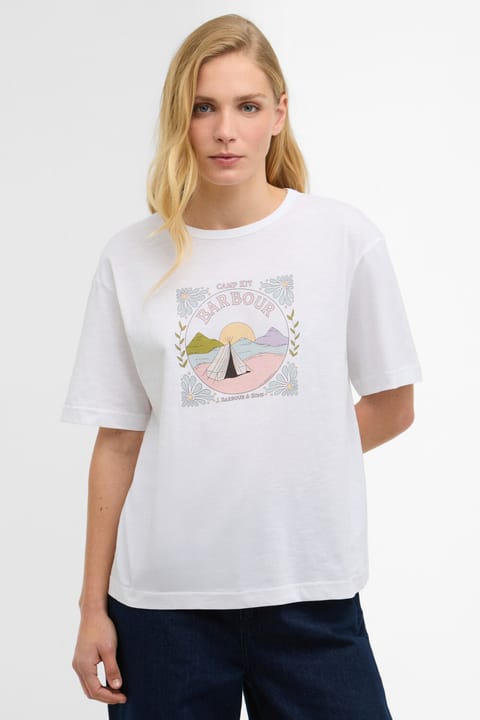 تیشرت Barbour Orla WH11 سفید