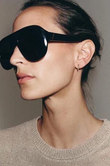 ست گوشواره حلقه‌ای براق
