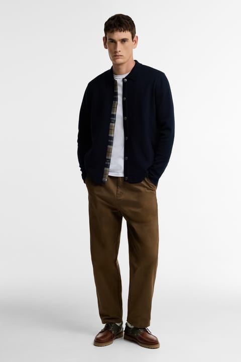 شلوار Barbour Yorklane Twill SN71 Dark Sand