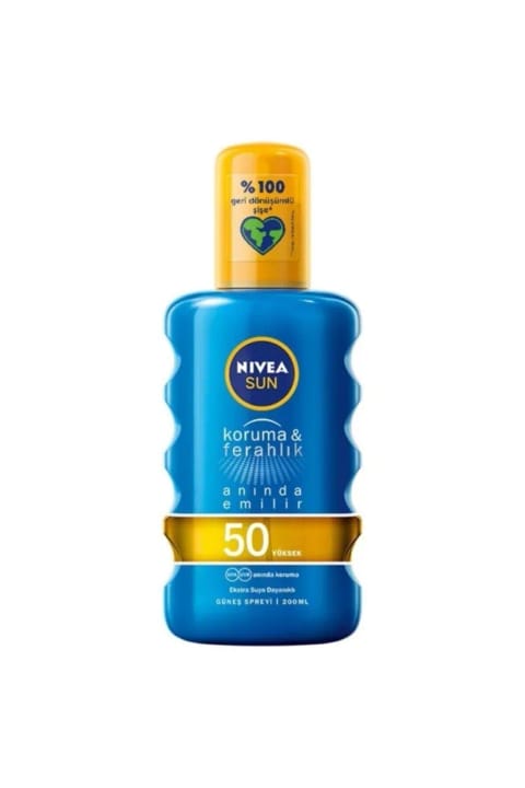 NIVEA کرم ضد آفتاب اسپری خنک‌کننده ۲۰۰ میلی‌لیتری
