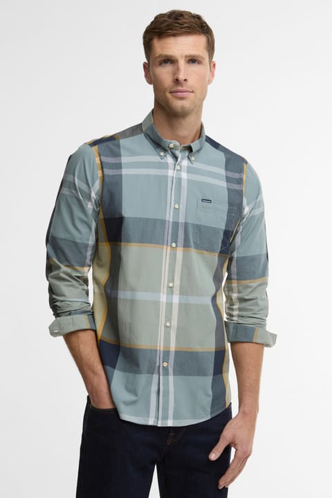 پیراهن دوختشده Harris باربر TN37 طرح Highland Loch Tartan