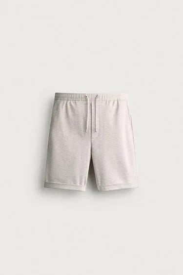 Zara شورت برمودا رگولار فیت راحتی