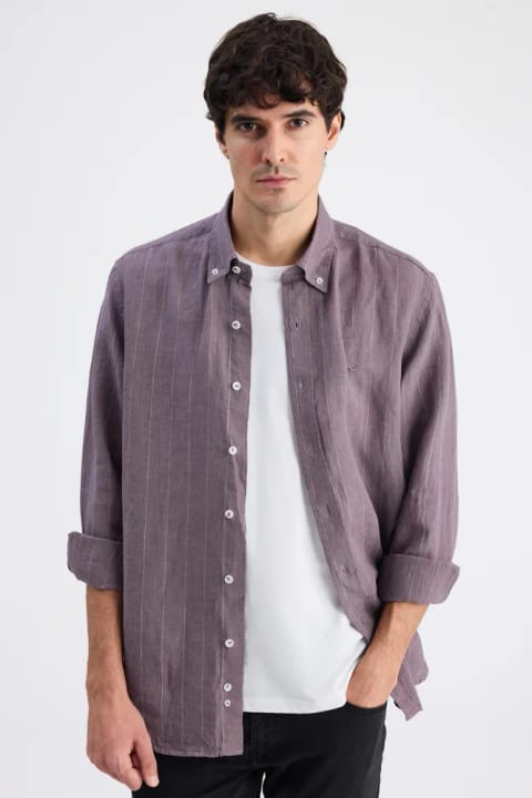D'S Damat پیراهن راهراه یاسی Comfort