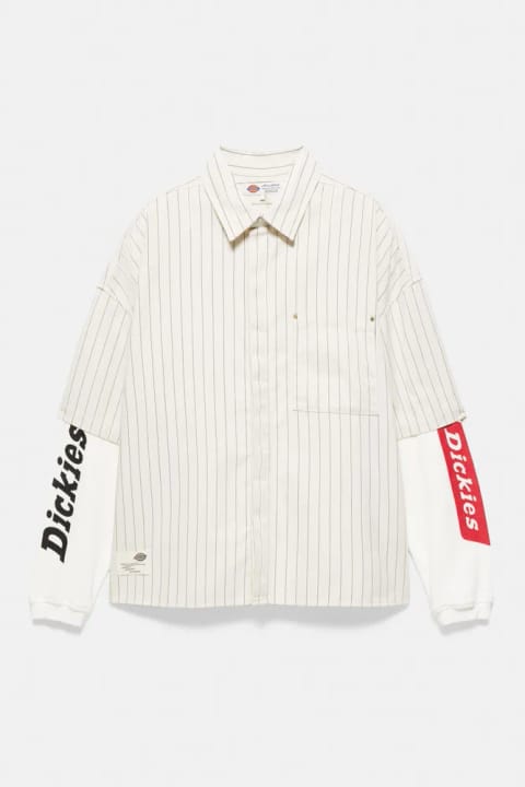 پیراهن راه‌راه آستین‌بلند Dickies